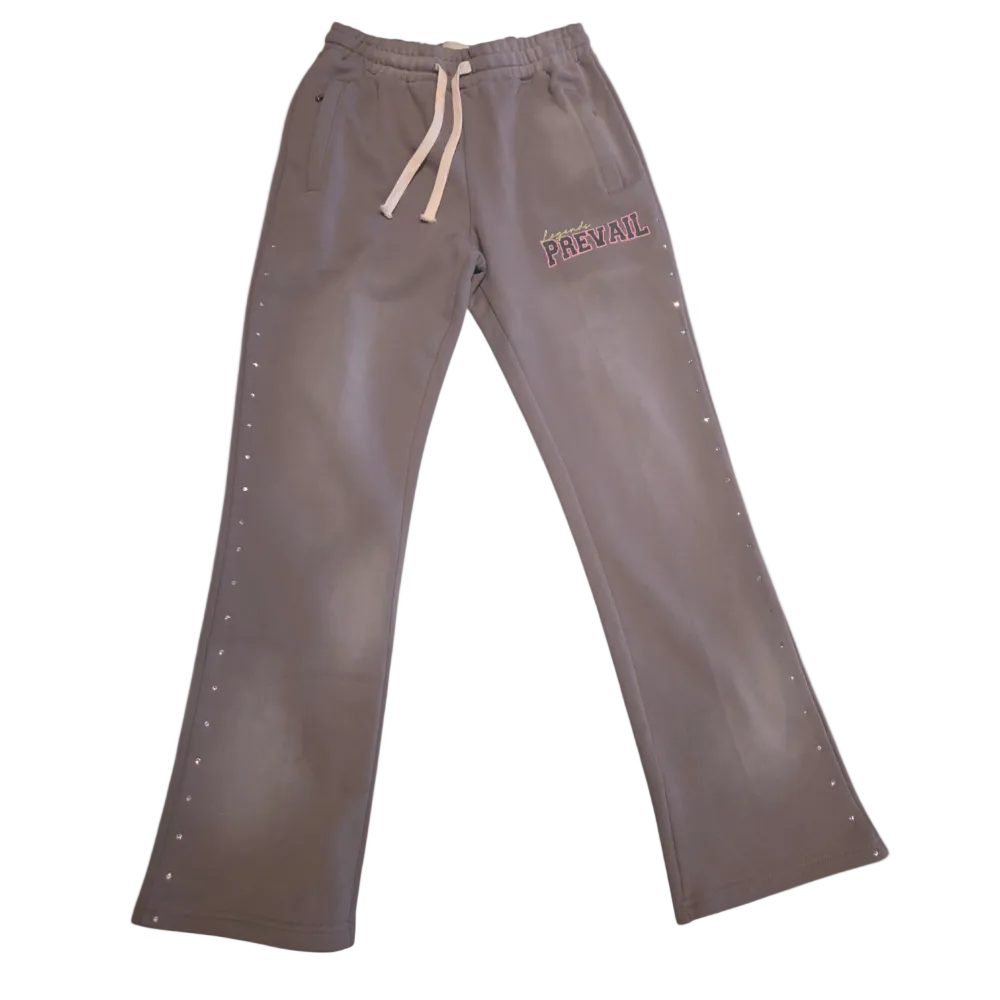 Legends Prevail Rhinestone Block Sweat Suit - Grey Style LP-KS-108