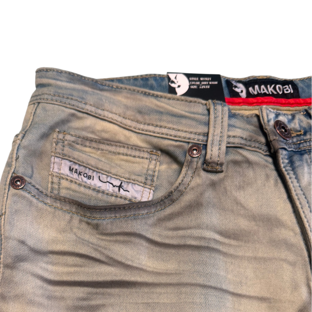Makobi Toronto Jeans Dirt Wash Style M1921