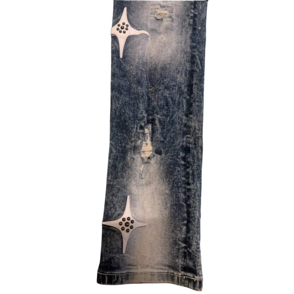 Makobi Bottega Jeans Dark Wash Style M1998