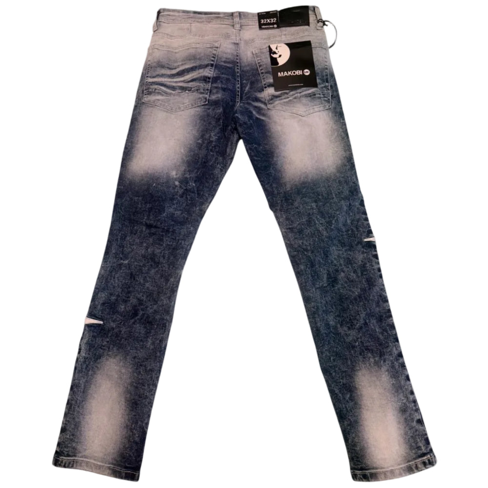 Makobi Bottega Jeans Dark Wash Style M1998