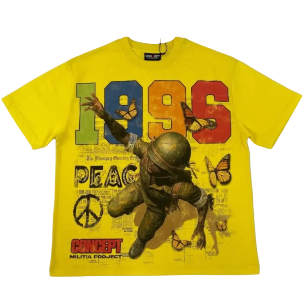 Concept "1996" T-Shirt Yellow Style CONST_15(2)