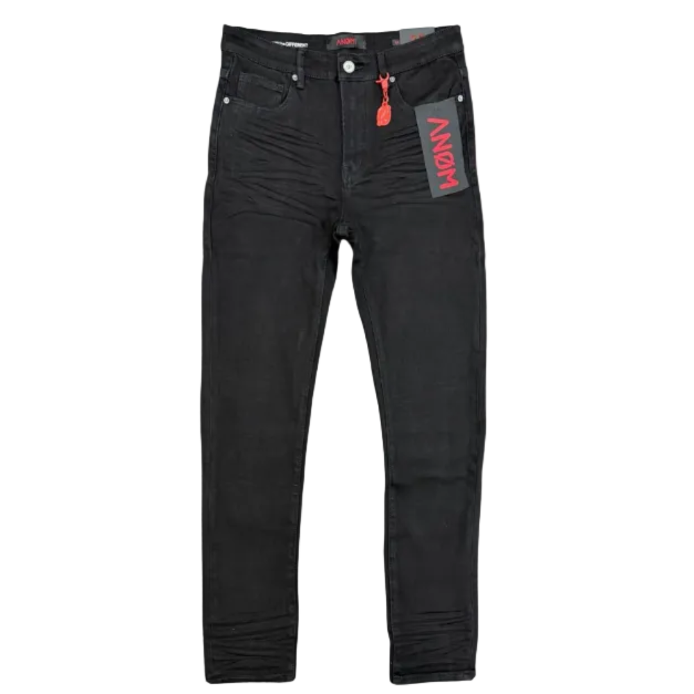 ANOM 360 Skinny Jeans Jet Black Style ANOM-SK-01
