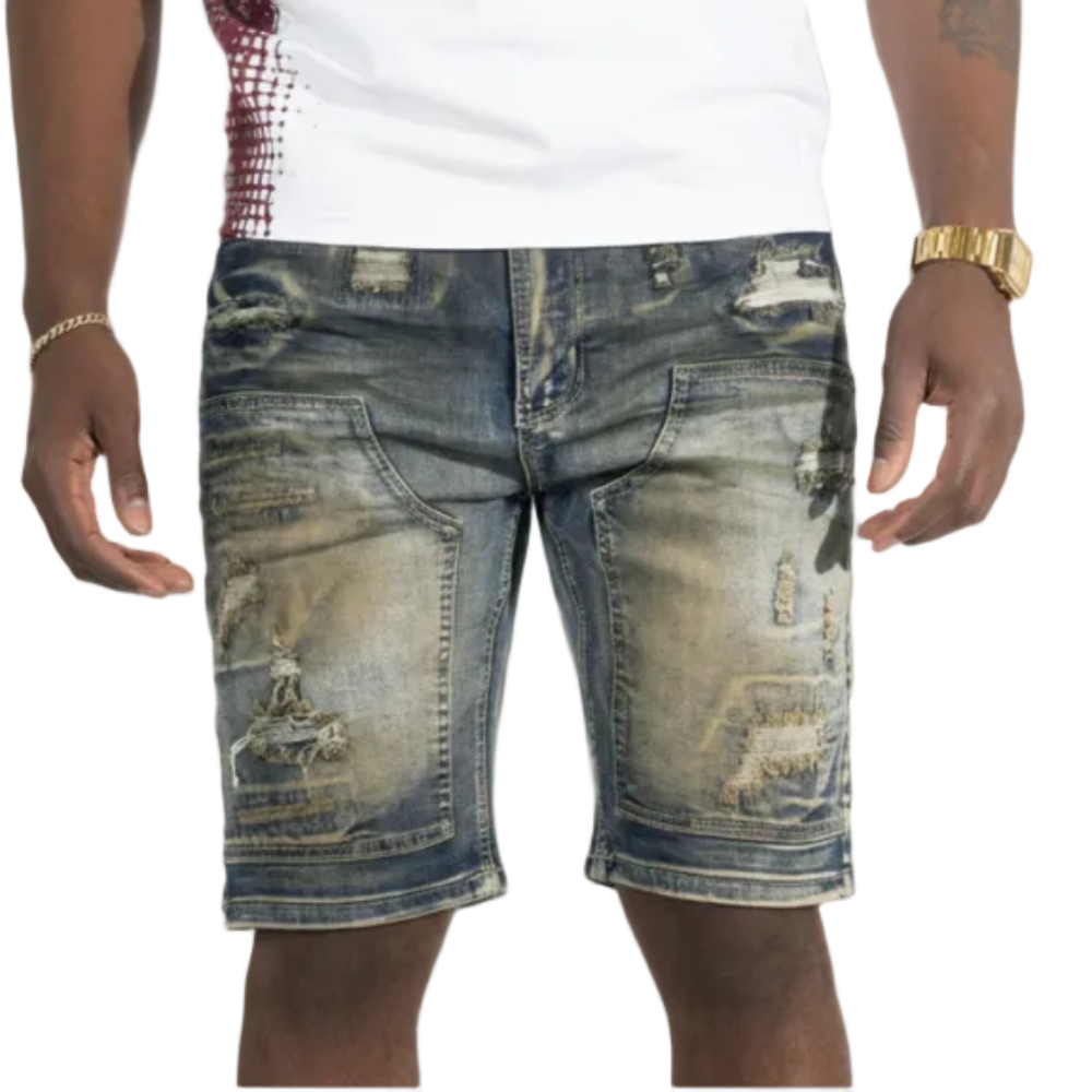 Makobi Prego Denim Shorts Antique Style M904