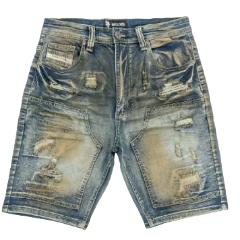 Makobi Prego Denim Shorts Antique Style M904
