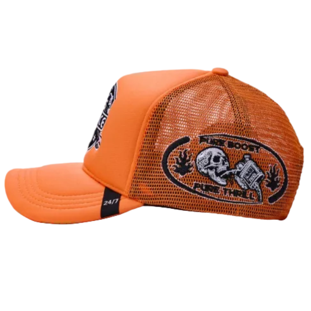 Gas Service Trucker Hat Orange Style GAS01