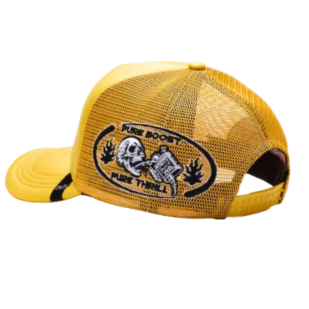 Gas Service Trucker Hat Yellow Style GAS02