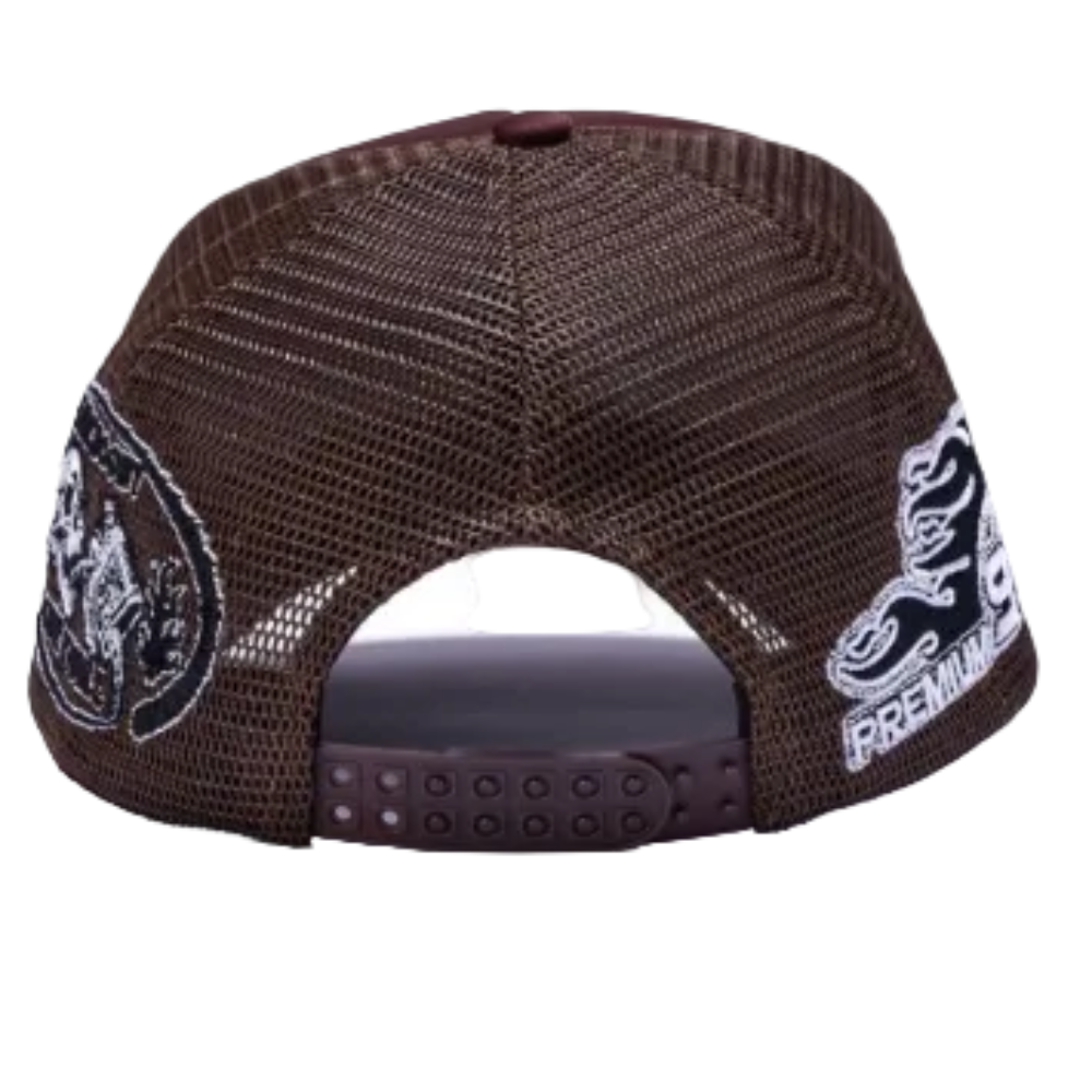 Gas Service Trucker Hat Brown Style GAS03