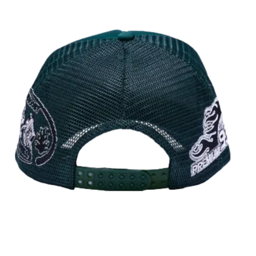 Gas Service Trucker Hat Green Style GAS04
