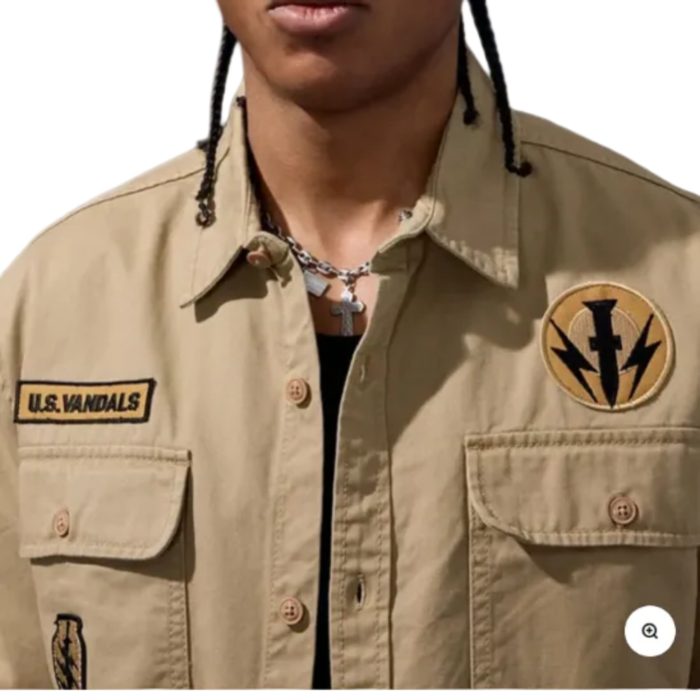 Jordan Craig Prestige Work Shirt Khaki Style 25684