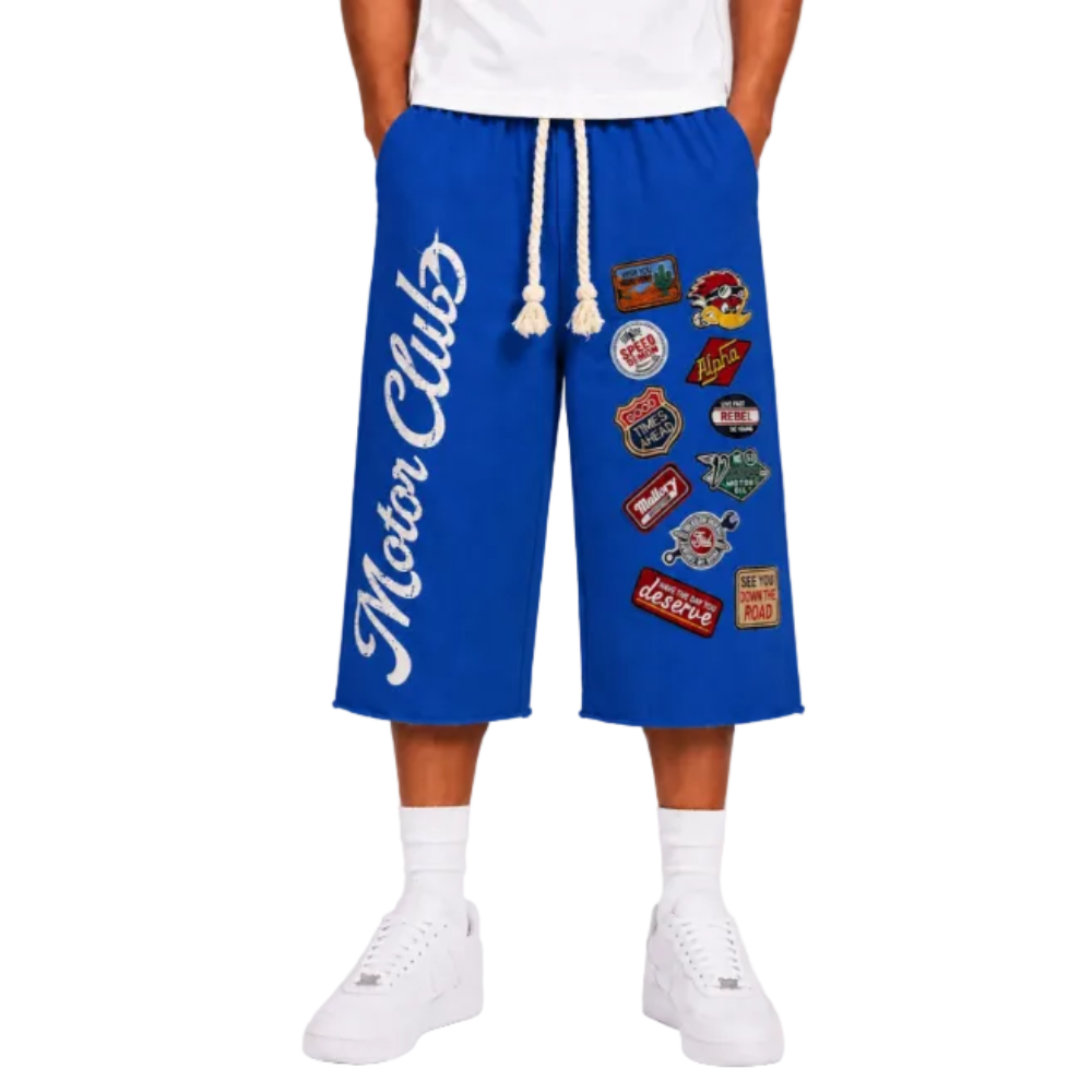 Focus Motor Club Shorts Blue