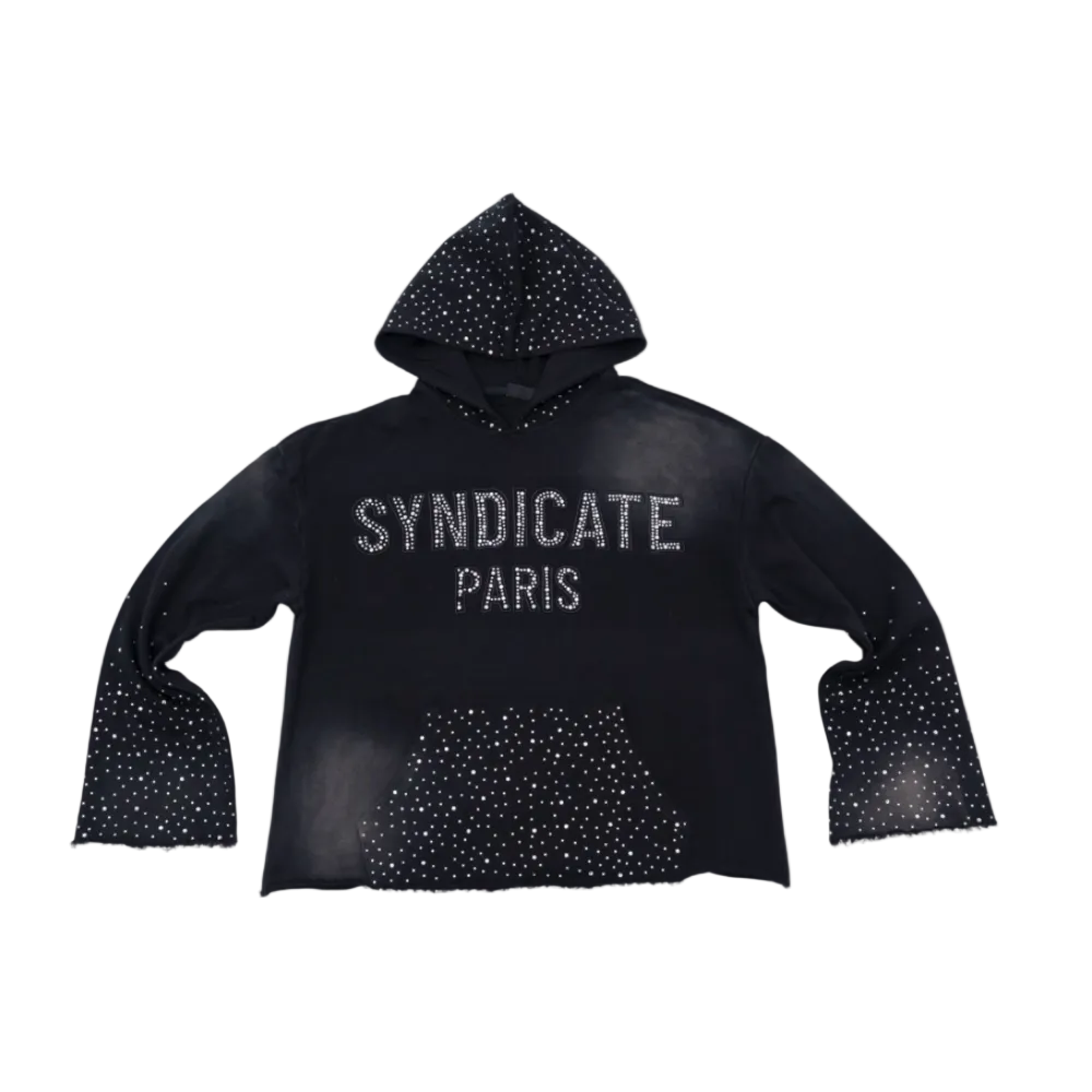 Syndicate Paris Men's Hoodie Black Syn_25