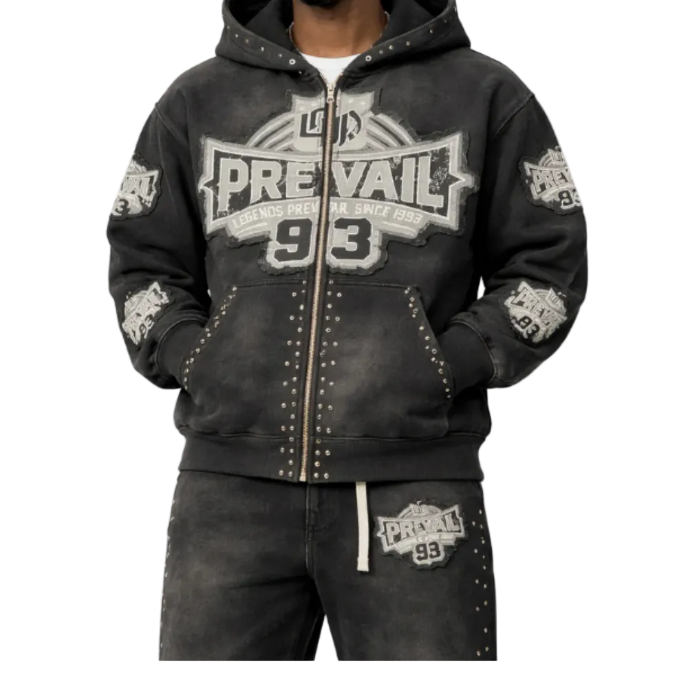 Legends Prevail The 93 Sweat Suit Black Style LP-KS-050 Black