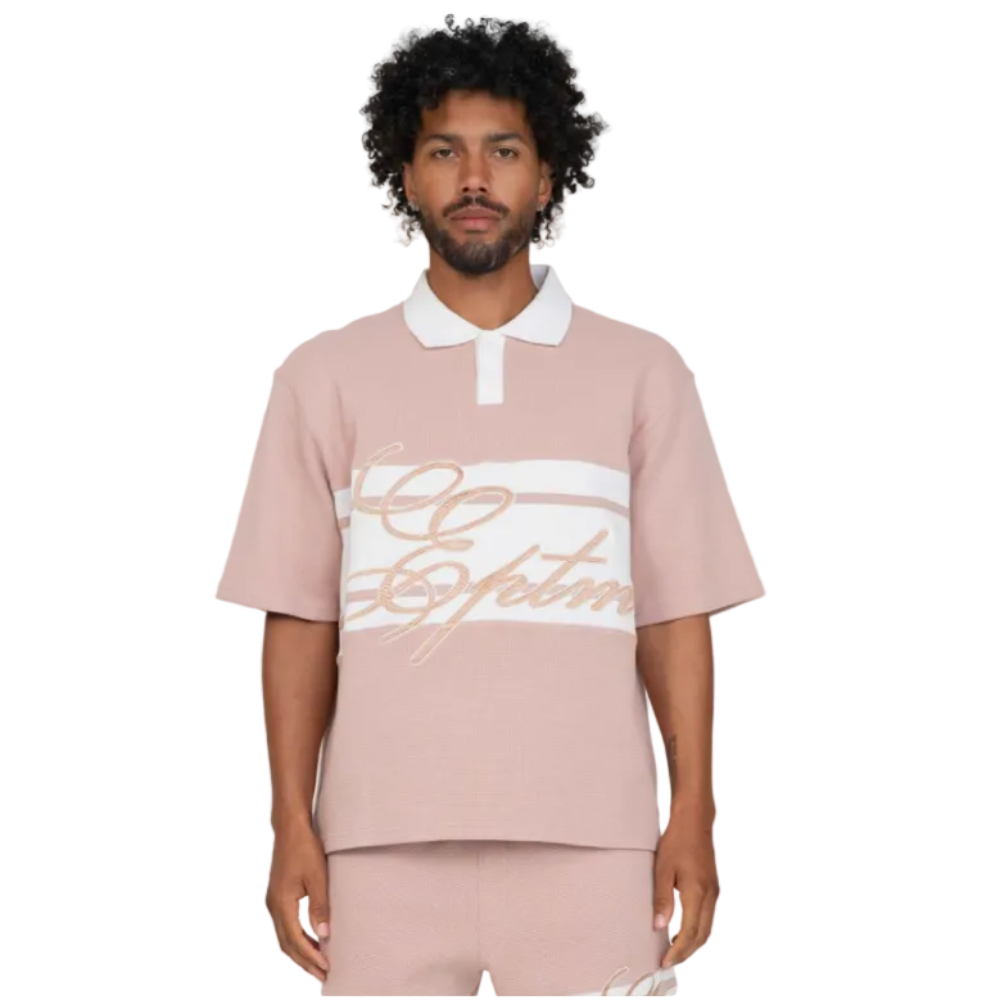 EPTM Kora Polo Set Dusty Pink Style EP12774