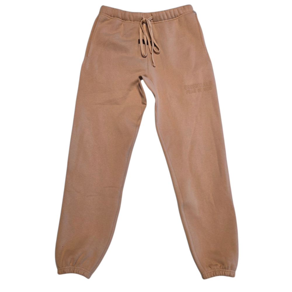 ESSENTIALS Hoodie Sweatsuit Tan