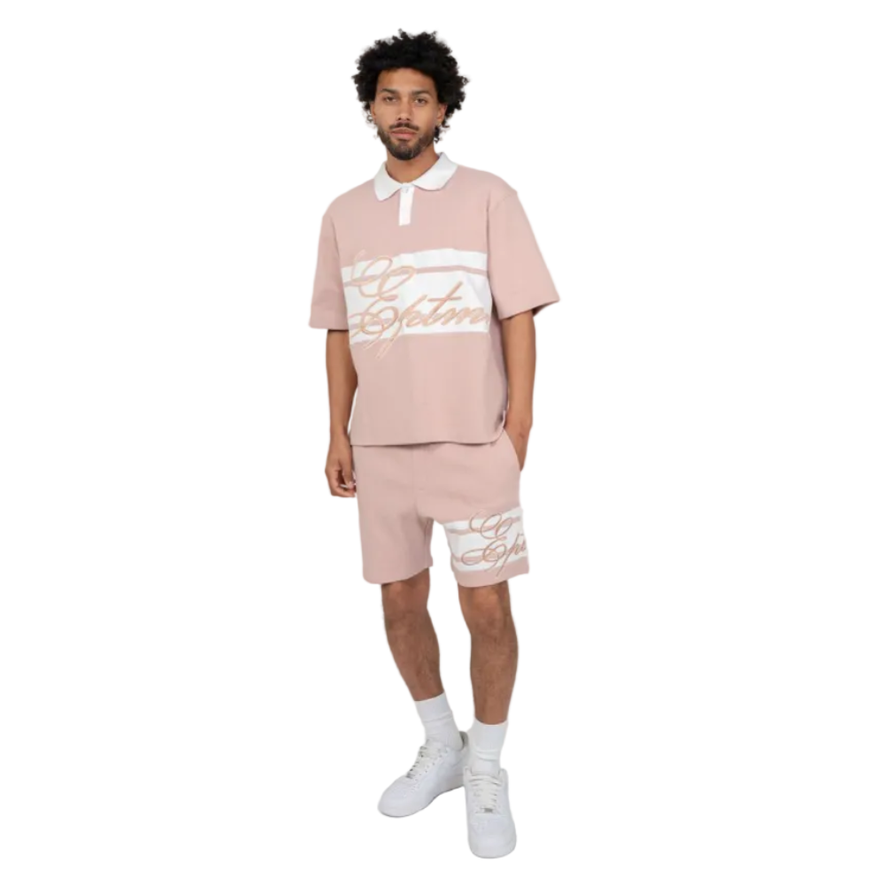 EPTM Kora Polo Set Dusty Pink Style EP12774