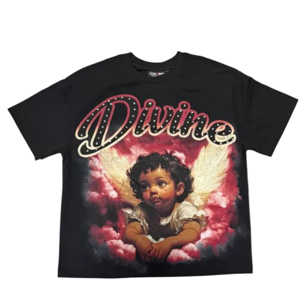 Concept "Divine 1" T-shirt Black Style CONST_21