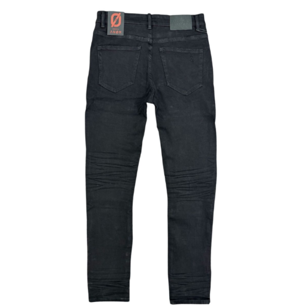 ANOM 360 Skinny Jeans Jet Black Style ANOM-SK-01