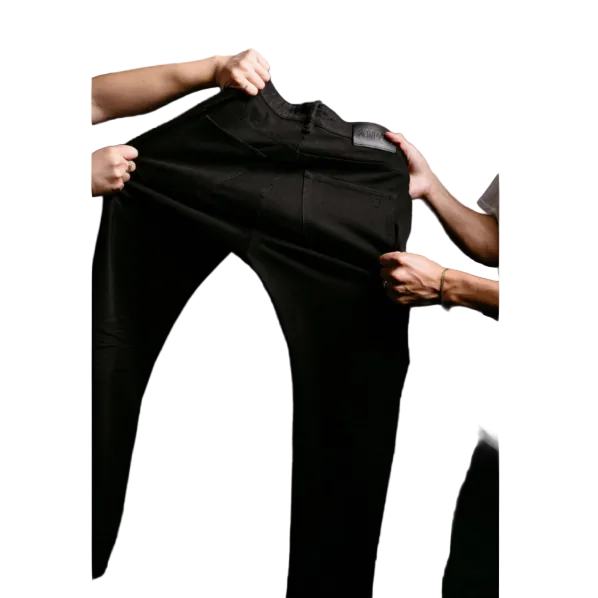 ANOM 360 Skinny Jeans Jet Black Style ANOM-SK-01