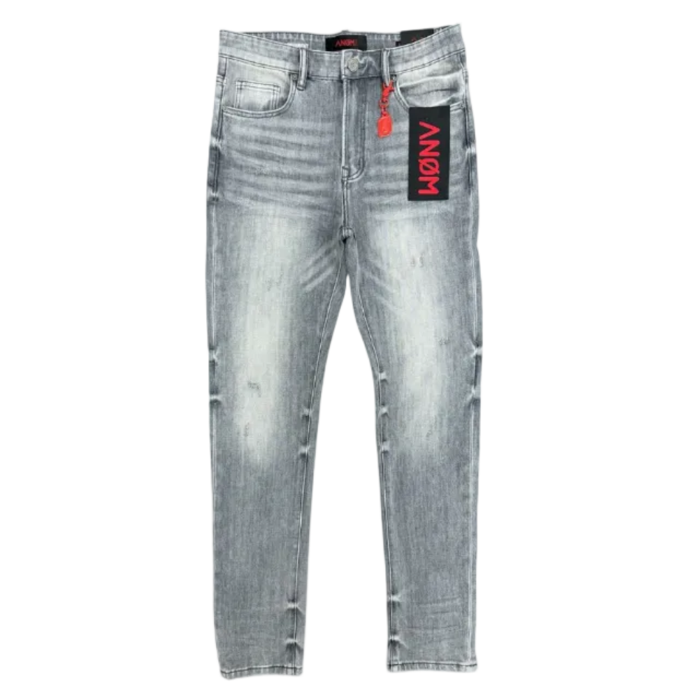 ANOM 360 Skinny Jeans Grey Wash Stlye ANOM-SK-01