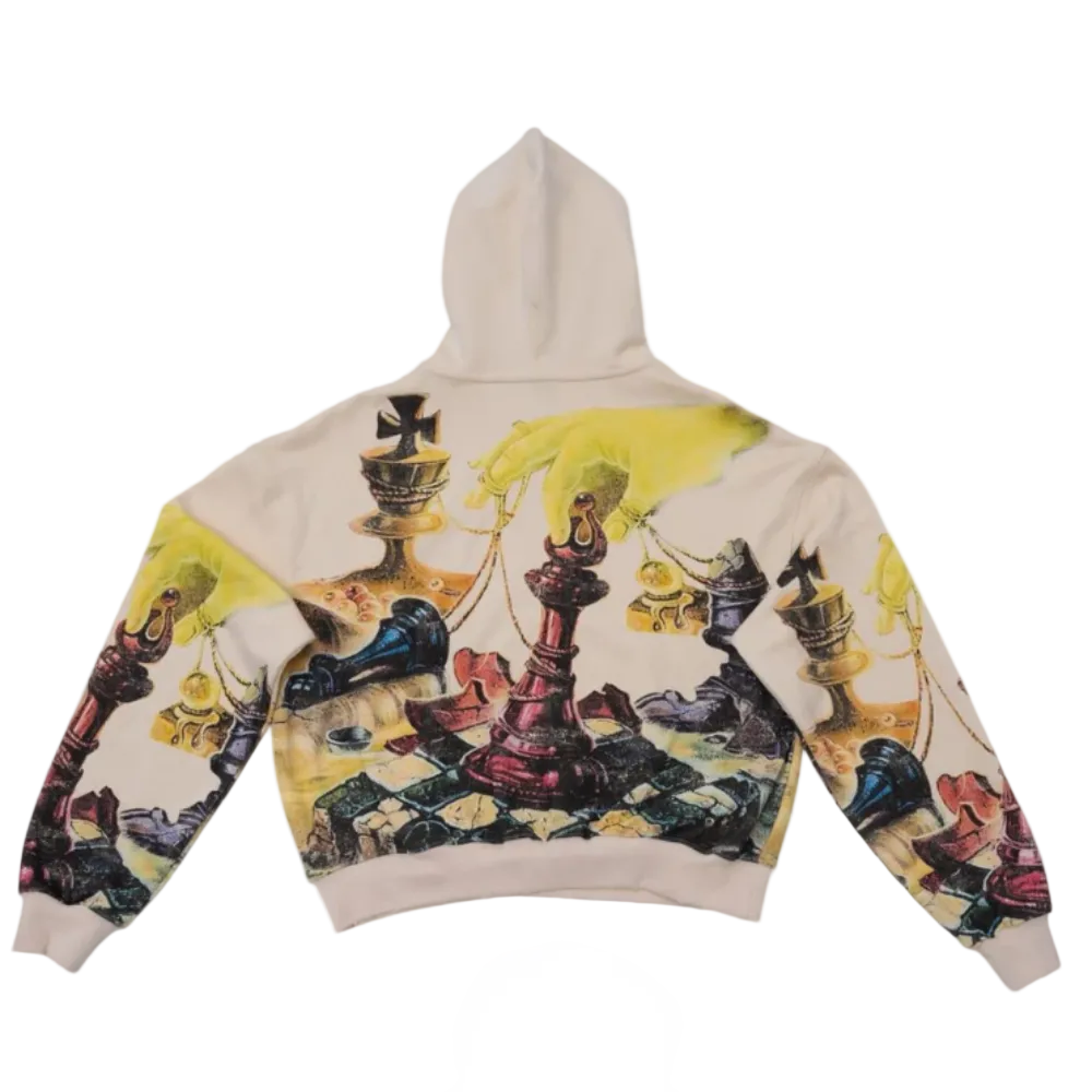 Syndicate King Men's Hoodie - Bone Syn_5