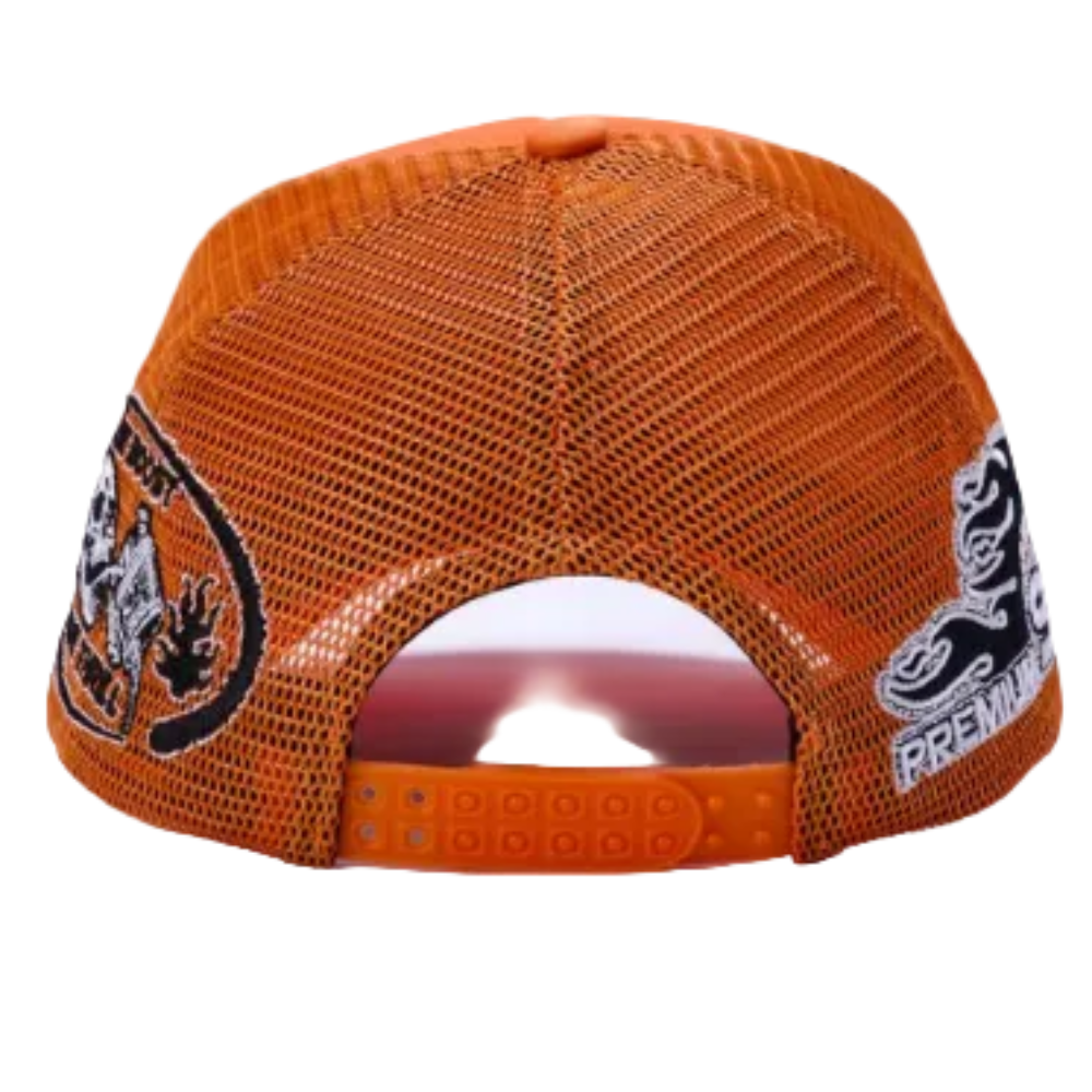 Gas Service Trucker Hat Orange Style GAS01