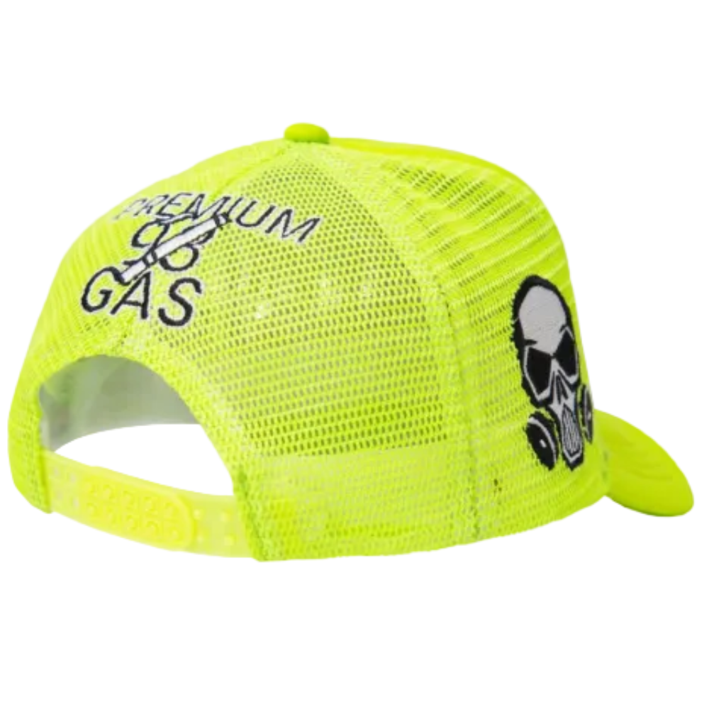 Gas Service Trucker Hat Lime Green Style GAS06
