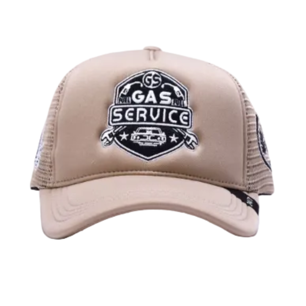 Gas Service Trucker Hat Bone Style GAS07