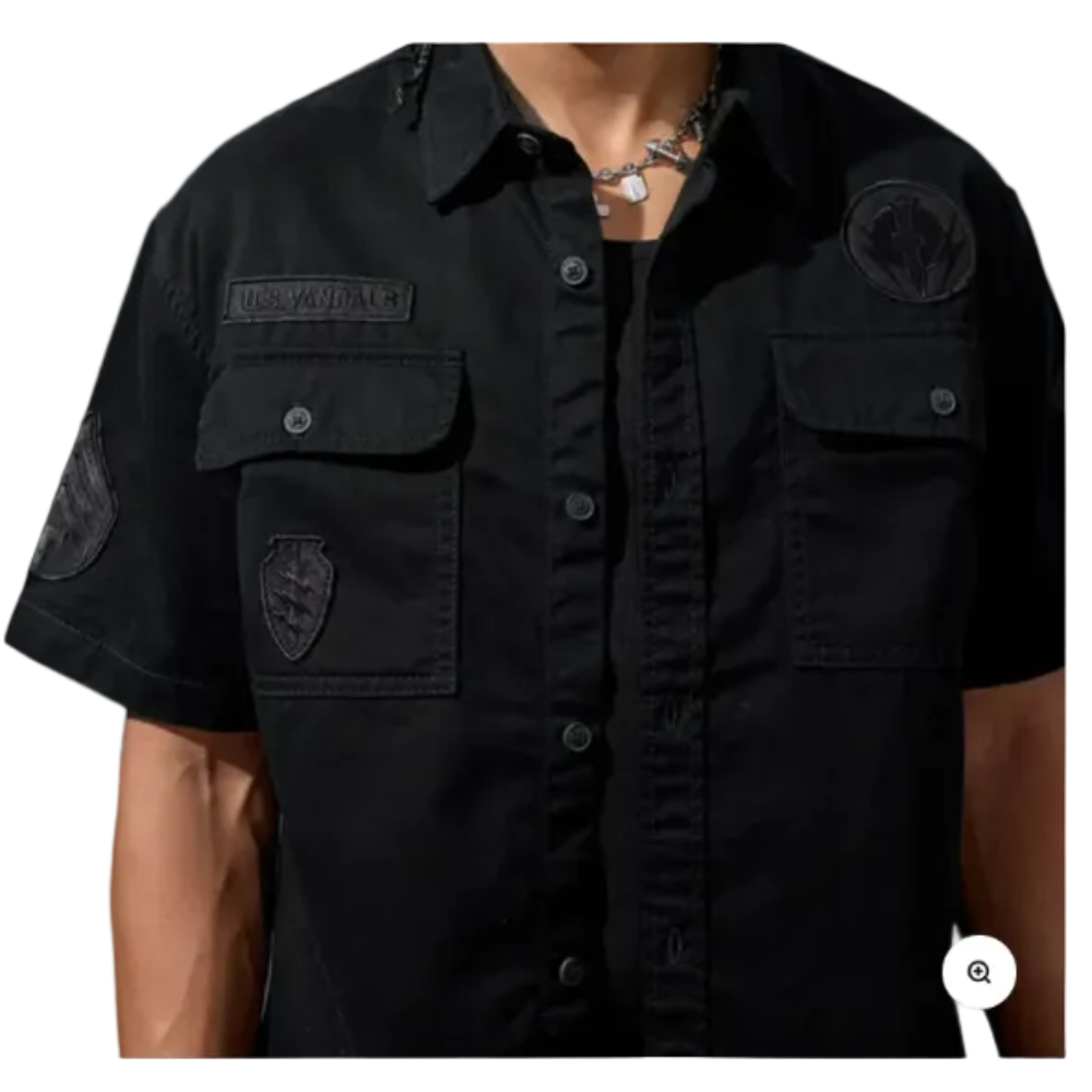 Jordan Craig Prestige Work Shirt Black Style 25684