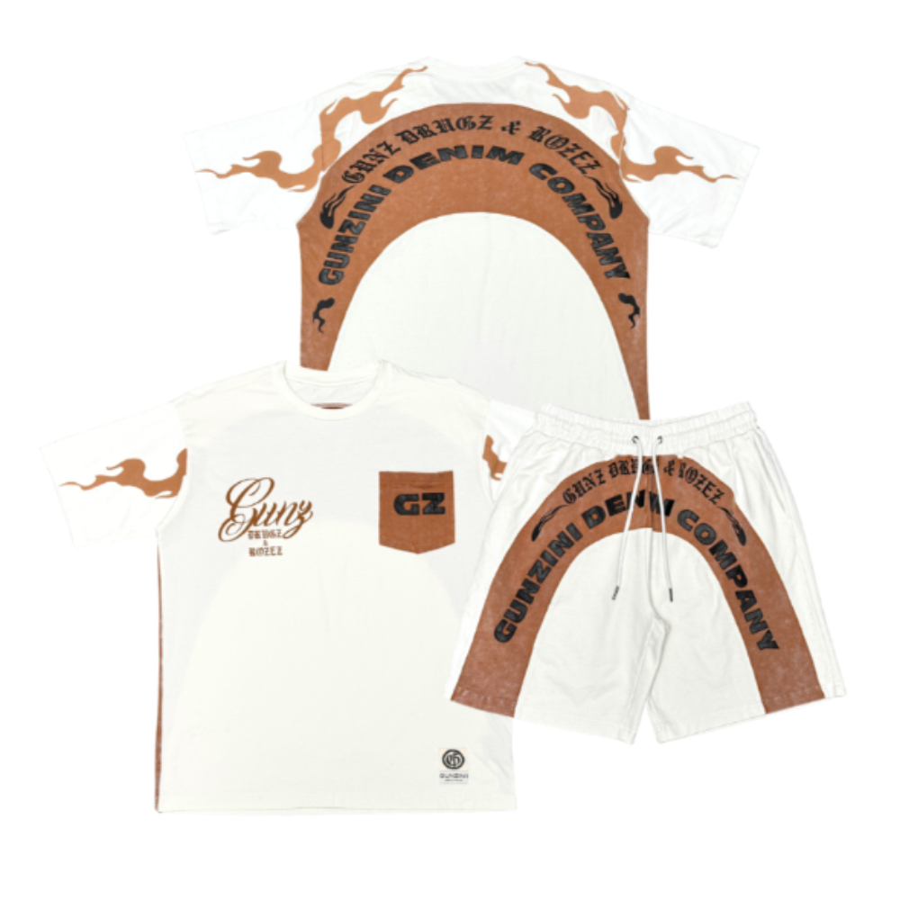 GUNZINII arch Short Set Off White Style GZ1007
