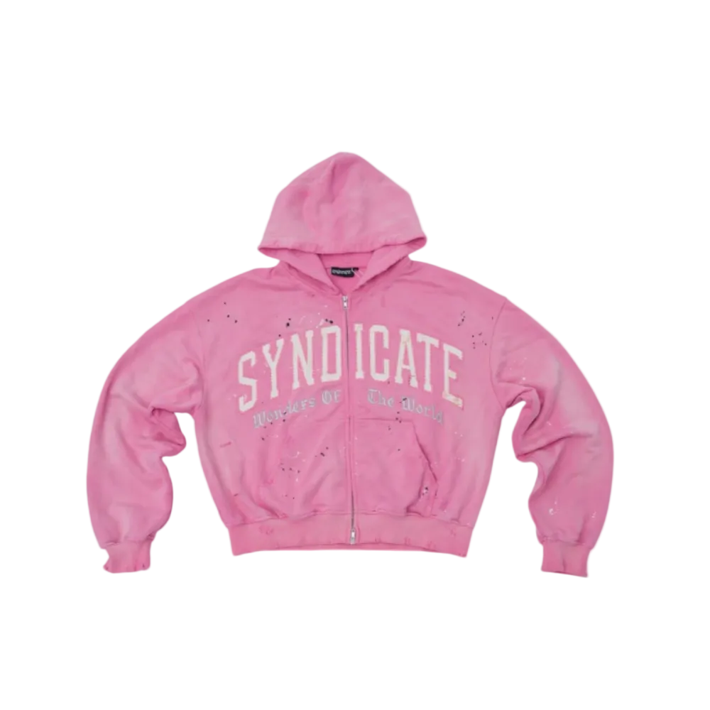 Syndicate Pink Wonder Men's Hoodie Pink Style Syn_7