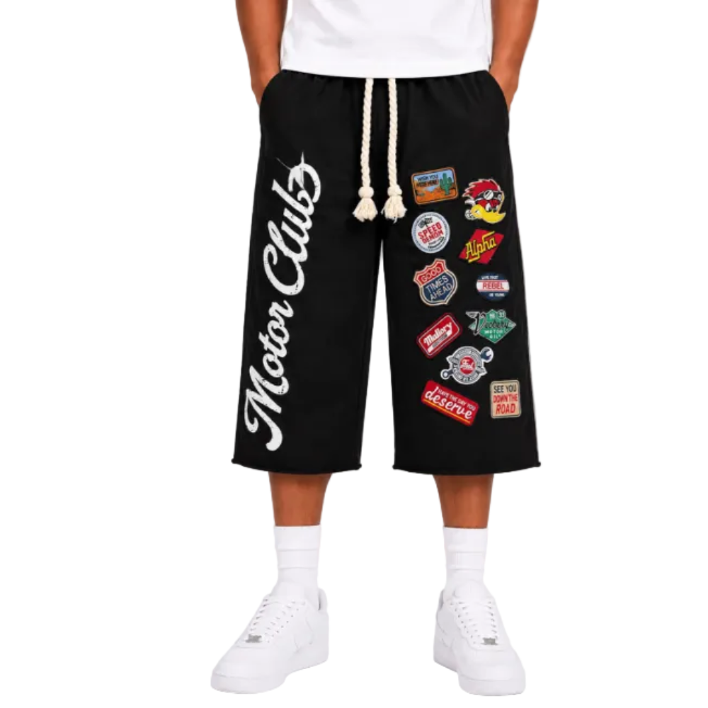 Focus Motor Club Shorts Black