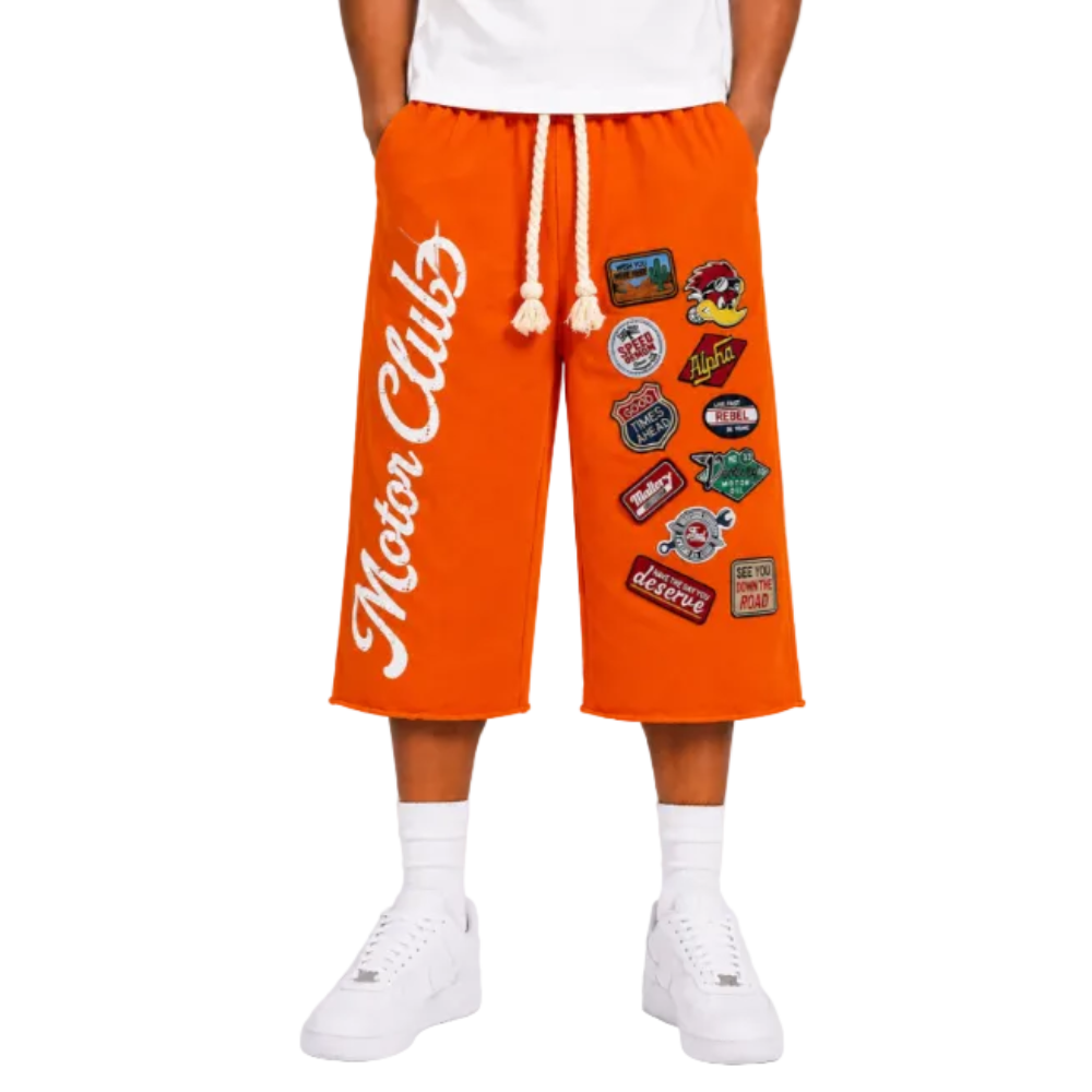 Focus Motor Club Shorts Orange
