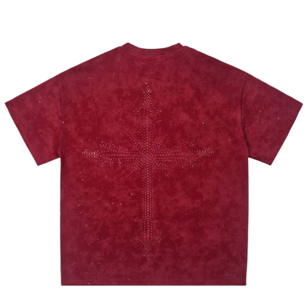 Rare Common  Destined Prayers T-Shirt Red Style RCTS-5037